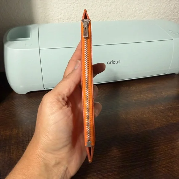 Hermes Orange Leather Wallet - Picture 5 of 10